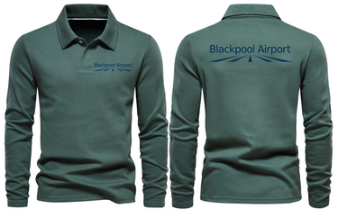 BLACKPOOL AIRPORT LONG SLEEVE POLO